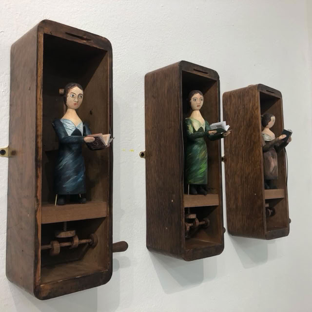 Bronte Sisters automata by Lisa Slater